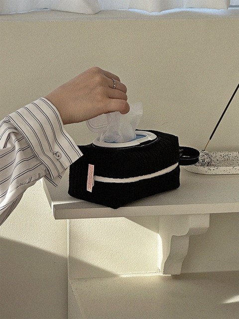 스튜디오 몽쉐 Wet tissue cover (Black)