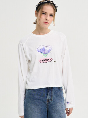 Solace Flower T-Shirt_White