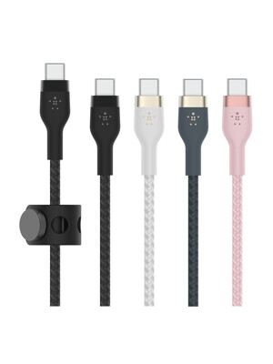 벨킨 프로 플렉스 USB-C to C타입 고속 충전 케이블 1M CAB011bt1M