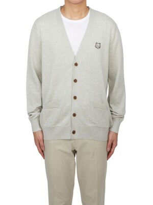 MAISON KITSUNE 메종키츠네 볼드 폭스헤드 남성 가디건 MM00509KT1036 H120
