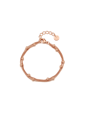 Double Point Chain Bracelet (pink) D21SB0812