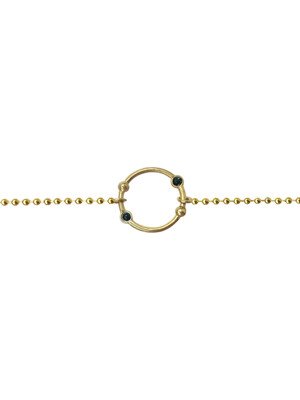 4 circles Bracelet (gold)