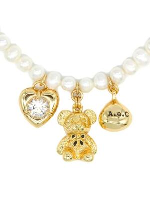 Arc Pearl Tripendant Necklace