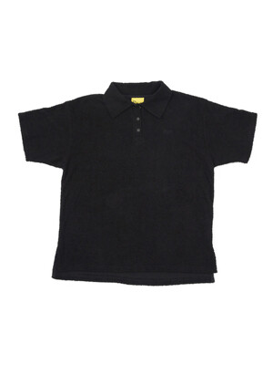 [PACA] Cotton Terry PK Crewneck T-shirts_Black