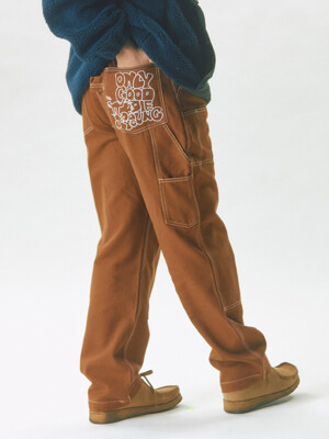 BILLY CARPENTER PANTS (WORKER BROWN)