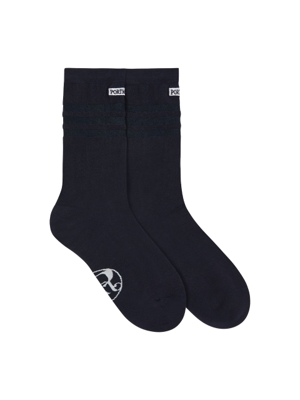 BASIC LOGO CREW SOCKS - NAVY