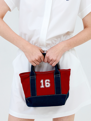 Contrast Tote Bag (Red)