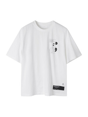 semi-colon print short-sleeve shirts_RJTAM22711WHX