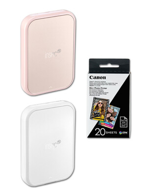 캐논 인스픽P2 20매패키지 / 휴대용 포토프린터 PV-223 스마트폰 전용 사진인화 iNSPiC P2