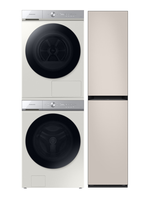 생활가전 - 삼성 (SAMSUNG) - 삼성전자 비스포크 WF24A9500KE+DV17A9720BE+DF18CB8600ER 그랑데AI 세탁기+건조기+에어드레서 24kg+17kg+상의3~5벌