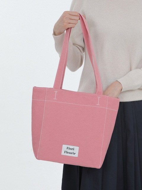 에코/캔버스백,숄더백 - 피오리플레리르 (Fiori Fleurir) - Brisa Canvas shoulder bag_Pink