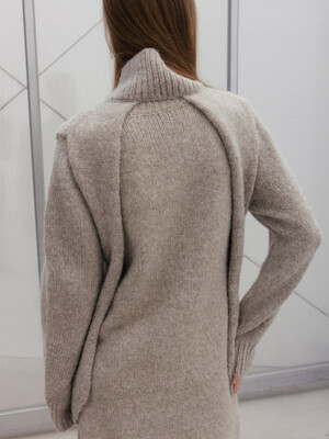Mohair Knit Vest  Grey (WE3X5UT783)