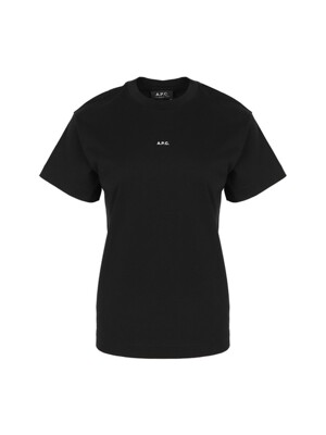 아페쎄 여성 제이드 로고 티셔츠 블랙 COEIO F26937 LZZ
