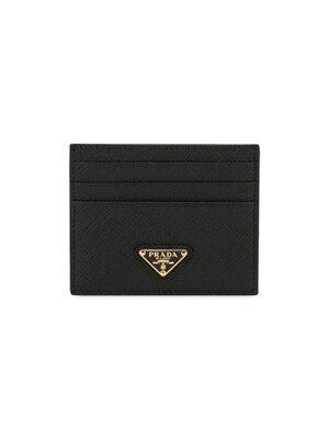 프라다 여성 삼각로고 사피아노 블랙 카드지갑 1MC025 QHH F0002