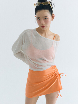 Shine Tangerine  Skirt 샤인 탠저린 스커트