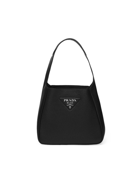 PRADA｜ (1BA444 2CYS F0002) Prada Medium Leather Handbag With Enameled Metal Triangle