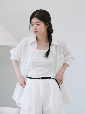 SOFT OVER SHIRT_WHITE