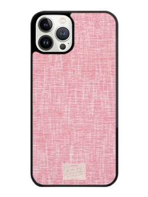 tweed pink Epoxy Phone Case 아이폰 갤럭시 에폭시 케이스