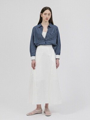 WD_Loose casual skirt_WHITE