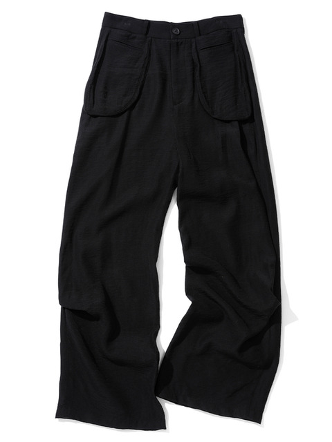 오들리워크샵]Bustle Stripe Knee Dart Trousers (Restock)
