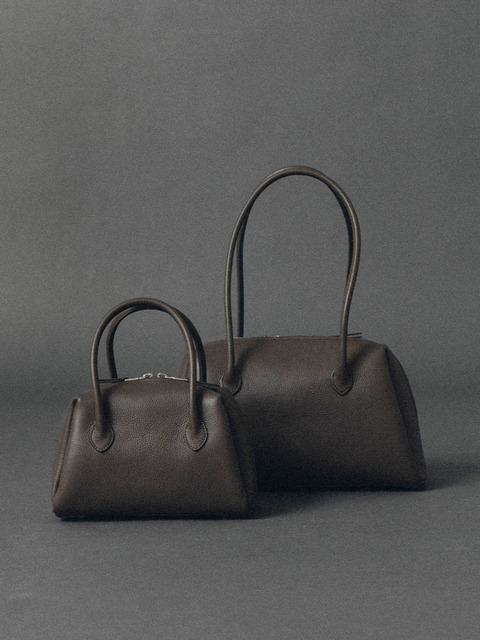 킨더살몬 Brion Leather Bag Coal (S)