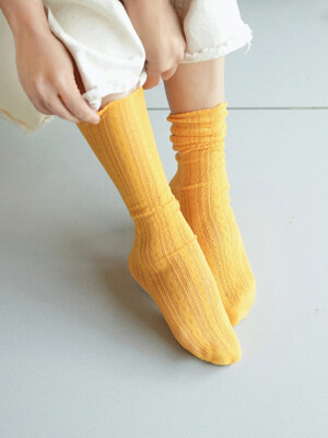 Mono Lace See through Socks 시스루 니삭스