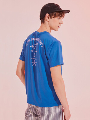 남성 딥 네이비 티셔츠 래쉬가드 탑 블루블루 CQ-TS20504-BB