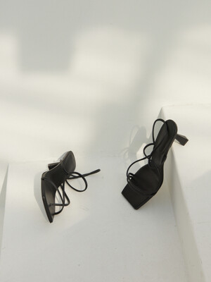 Serena Sandals Leather Black