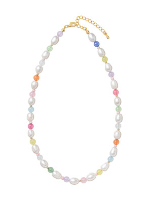 PEARL AND BEADS NECKLACE AN421009
