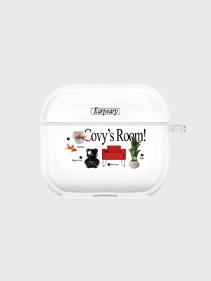 COVY ROOM OBJECT(에어팟3-클리어하드)