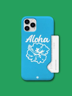 슬림카드 케이스 - 알로하 스카이블루(Aloha Skyblue)