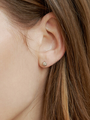 14k Basic Simple 0.1ct diamond Earring