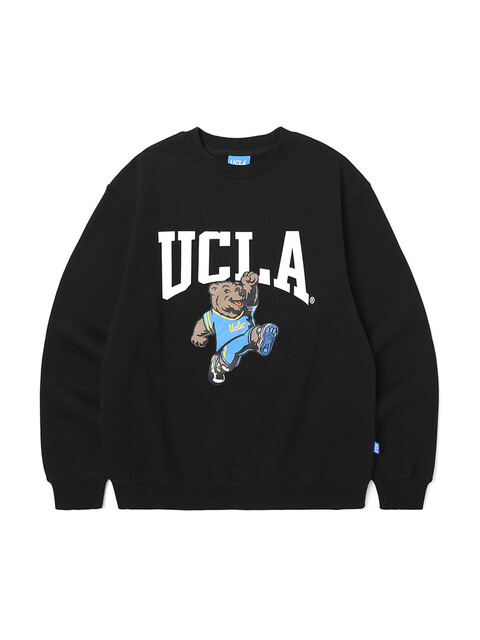티셔츠 - 유씨엘에이 (UCLA) - 캐릭터 스웨트 셔츠[BLACK](UYWLTAE_39)