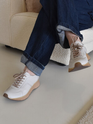 EVA Platform Sneakers - Beige