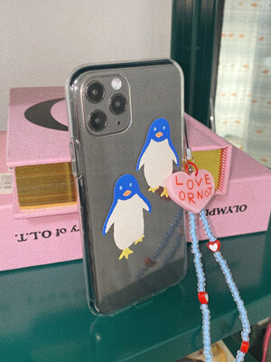 Penguin Clear Jelly Phonecase