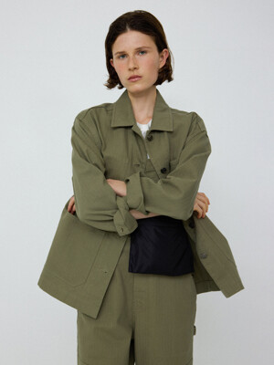 Leau chore jacket_khaki