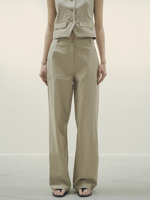 시야쥬]SIPT7048 side banding essential trousers_5colors