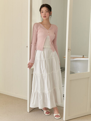 Lemon balm skirt (white)