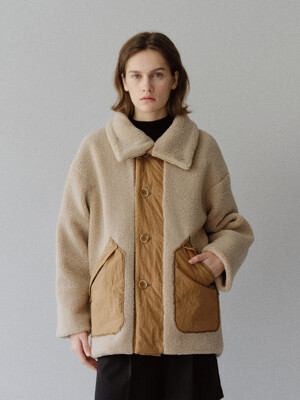 TFW REVERSIBLE PUFFER ECO-SHEARING COAT_2COLORS