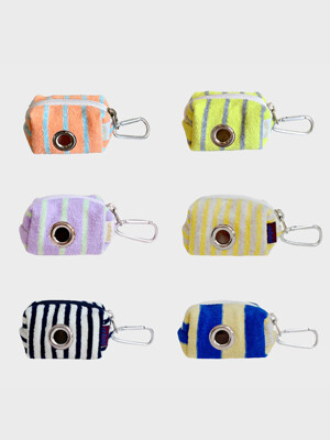 Stripe terry poop bag (6colors)