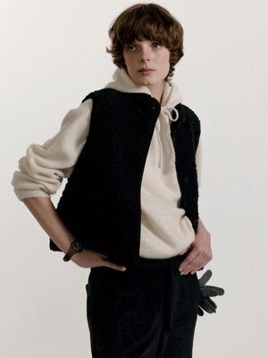 Casta knit hoodie sweater (Ivory)