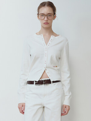 BASIC ROUND KNIT CARDIGAN IV