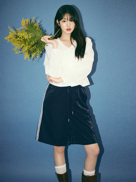 로라로라]SEMI BOOTS CUT WRINKLE PANTS BLACK