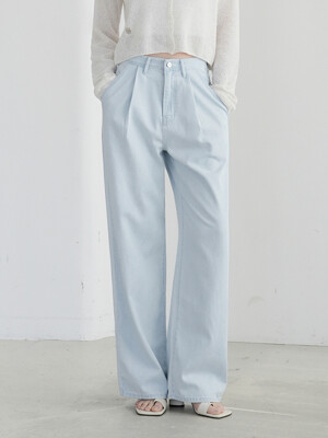 W1095 SUMMER WIDE PANTS (2COLORS)