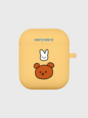 Bear and rabbit-yellow(Air pods)