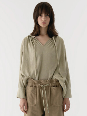 Via Sophia linen blouse