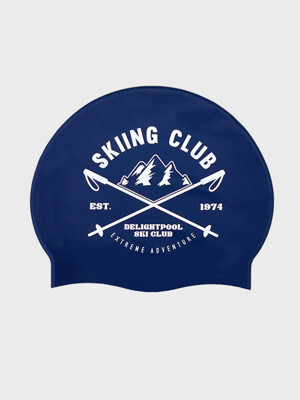 Skiing Club swim cap - Navy
