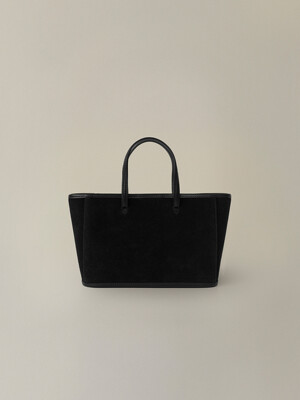 Ain suede tote bag (Black)