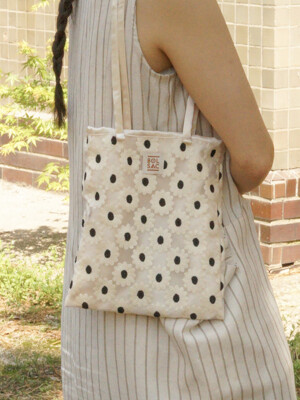 stroll bag _ white flower