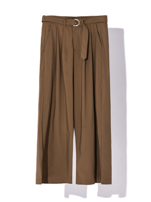 MATIX RELAXED BELTED PANTS_BRICK BROWN